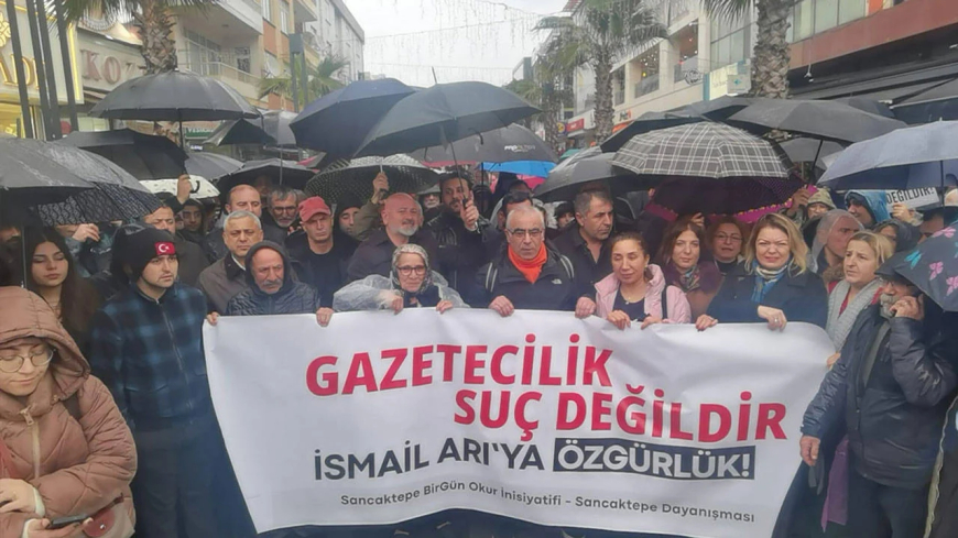 Sancaktepe, İsmail Arı için yürüdü: "Gazeteciler susmayacak!"