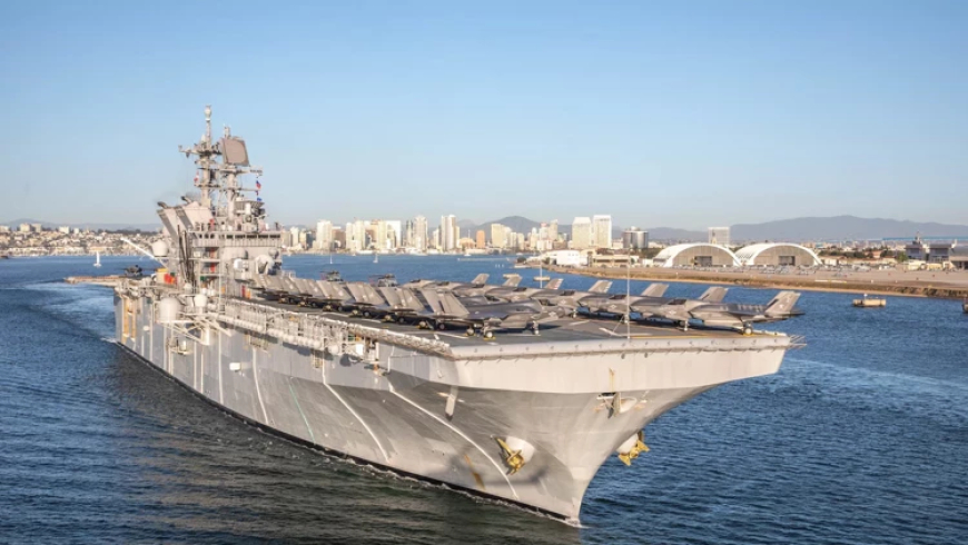 ABD ordusu: 3 bin 500 personel taşıyan amfibi hücum gemisi USS Tripoli Orta Doğu'da