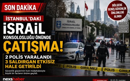 Son Dakika: İsrail Konsolosluğu Önünde Çatışma! 2 Polis Yaralı, 3 Saldırgan Etkisiz Hale Getirildi
