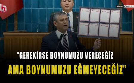 SON DAKİKA | Özgür Özel: “Gerekirse boynumuzu vereceğiz ama bunlara boyun eğmeyeceğiz!”