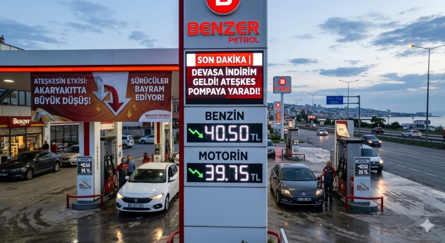 Son Dakika: Benzin ve Motorine Devasa İndirim! 8 Nisan Akaryakıt Fiyatları Ne Kadar Oldu?