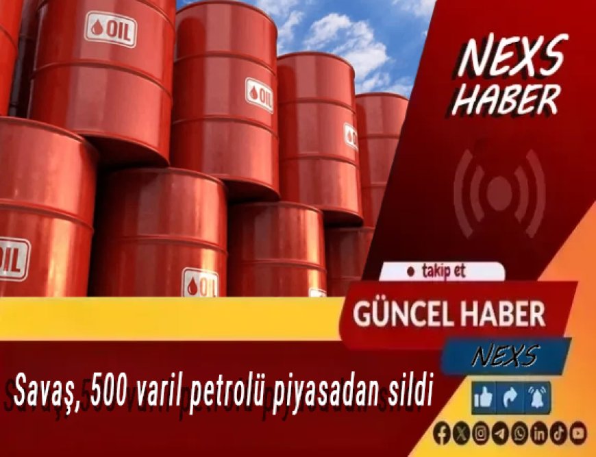Savaş Piyasayı Sarstı: 500 Bin Varil Petrol Arzı Bir Anda Yok Oldu! Fiyatlar Fırladı